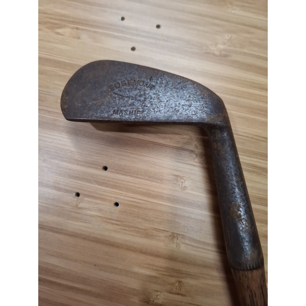 Antique Edgemont Mashie Hickory Shaft RH 34" shaft 39" total 1920s